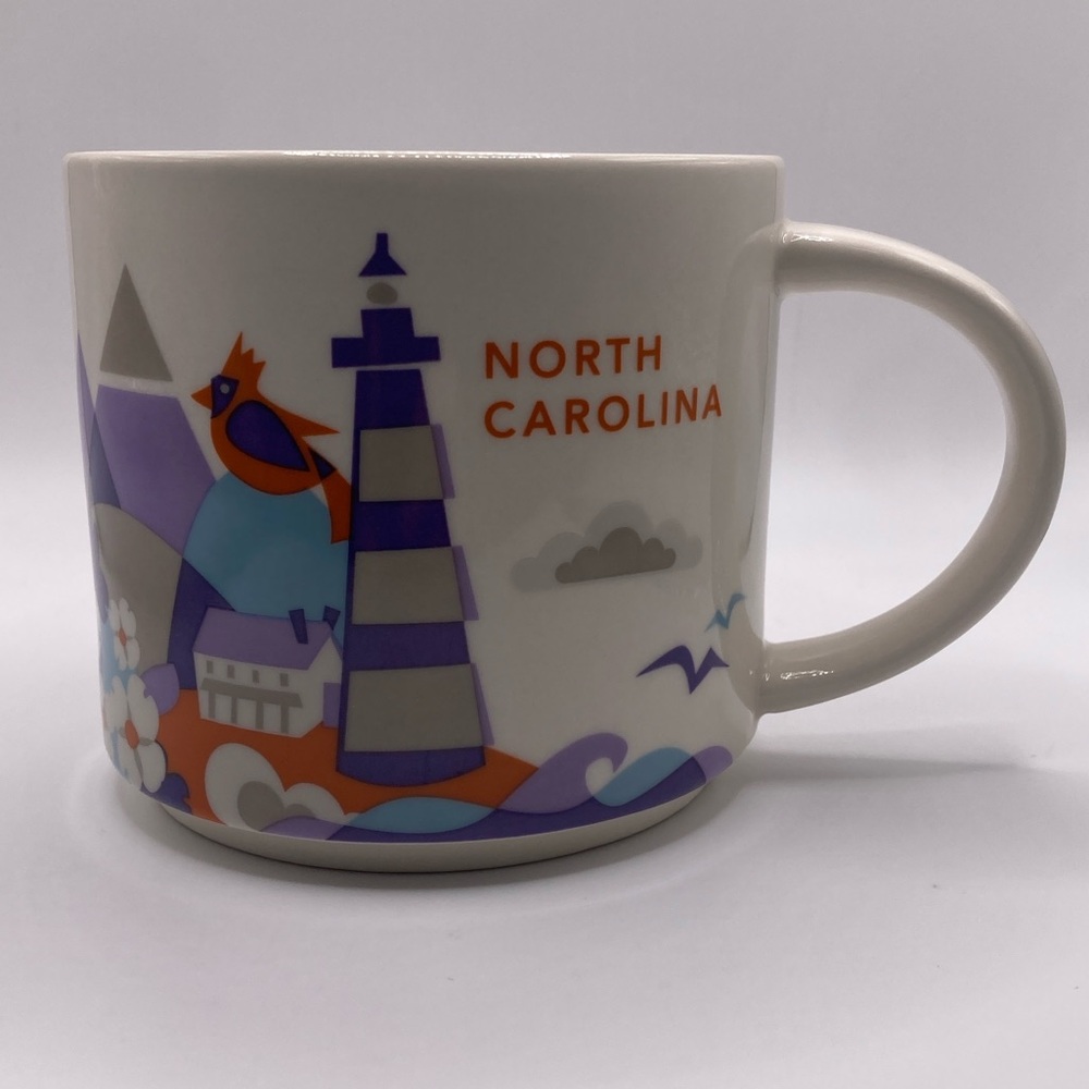Starbucks You Are Here Collection North Carolina Mug 14 oz